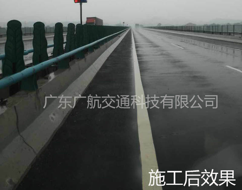 GH高性能混凝土搶修施工后，開放交通